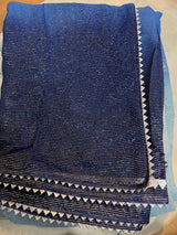 Georgette with golden lurex
