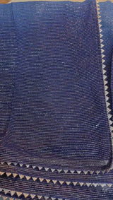 Georgette with golden lurex